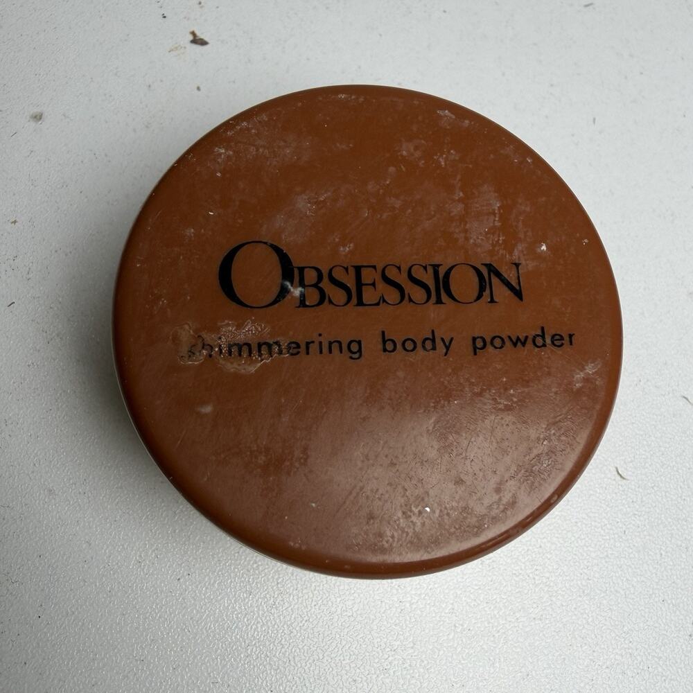 NEW Calvin Klein Obsession .35 oz Shimmering Body Powder HTF